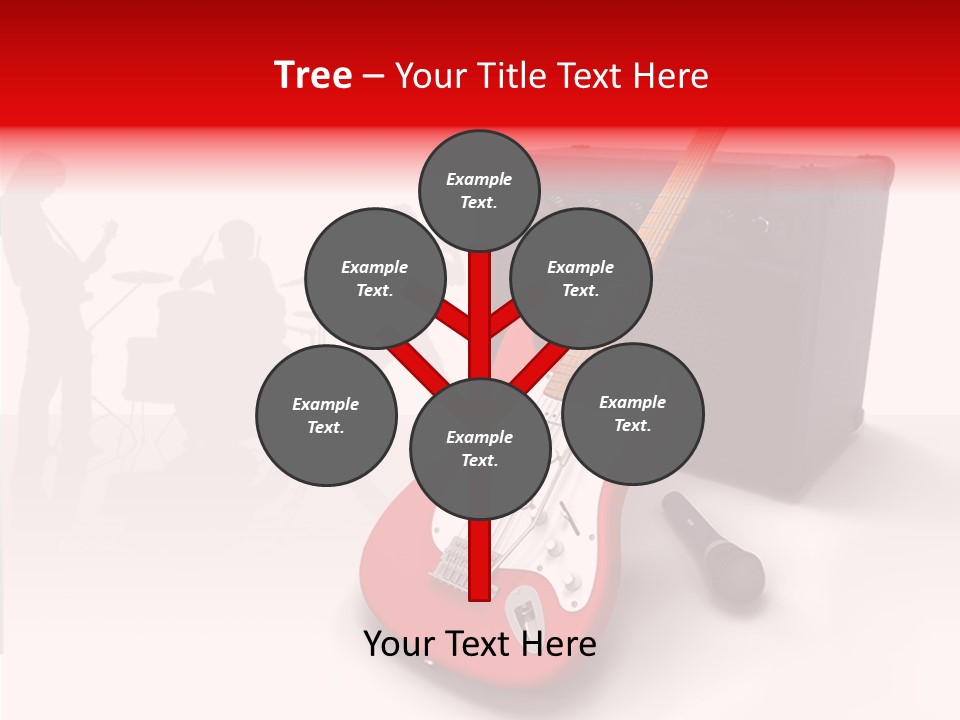 Tring Metal Guitar PowerPoint Template