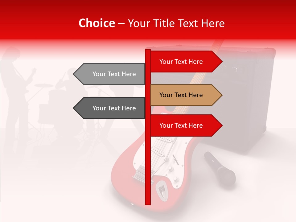 Tring Metal Guitar PowerPoint Template