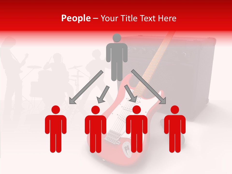 Tring Metal Guitar PowerPoint Template