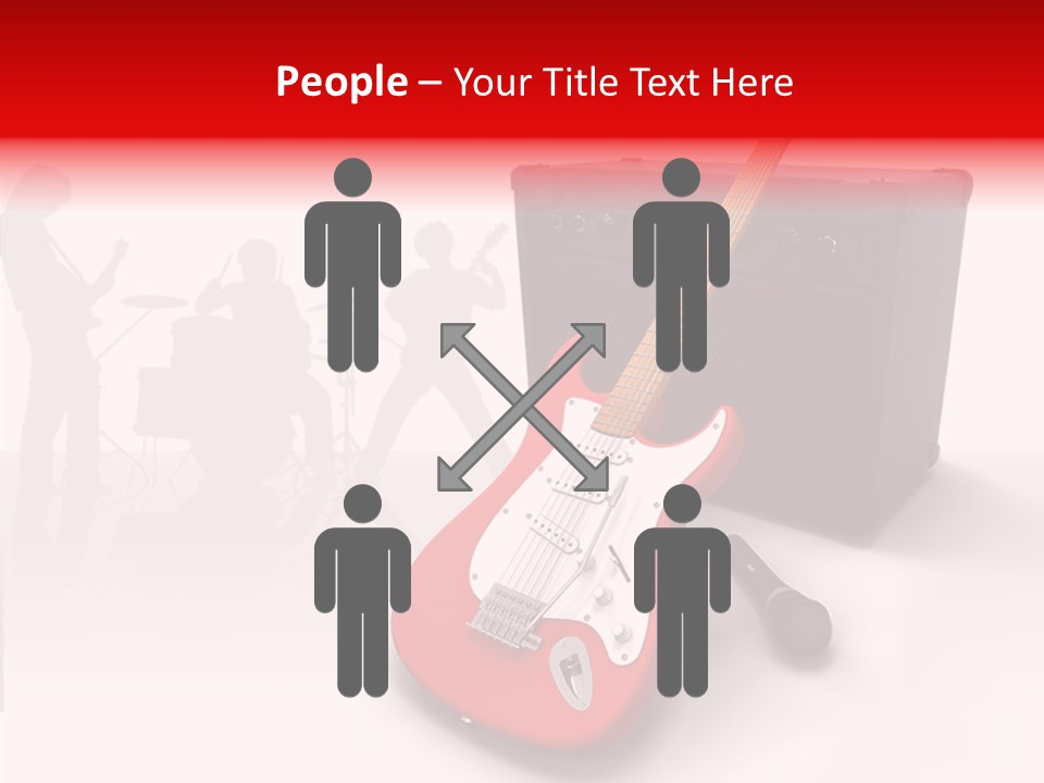 Tring Metal Guitar PowerPoint Template