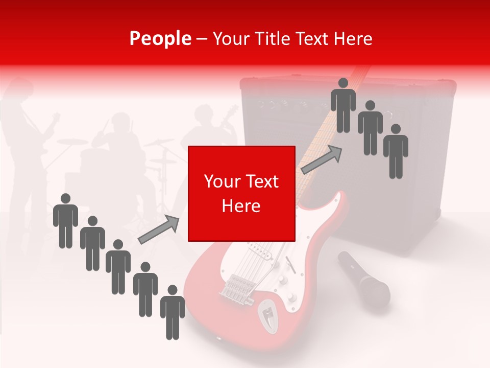 Tring Metal Guitar PowerPoint Template