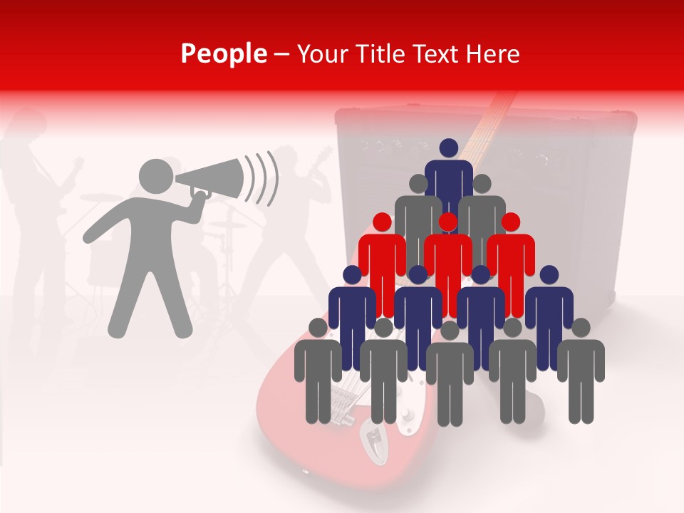 Tring Metal Guitar PowerPoint Template