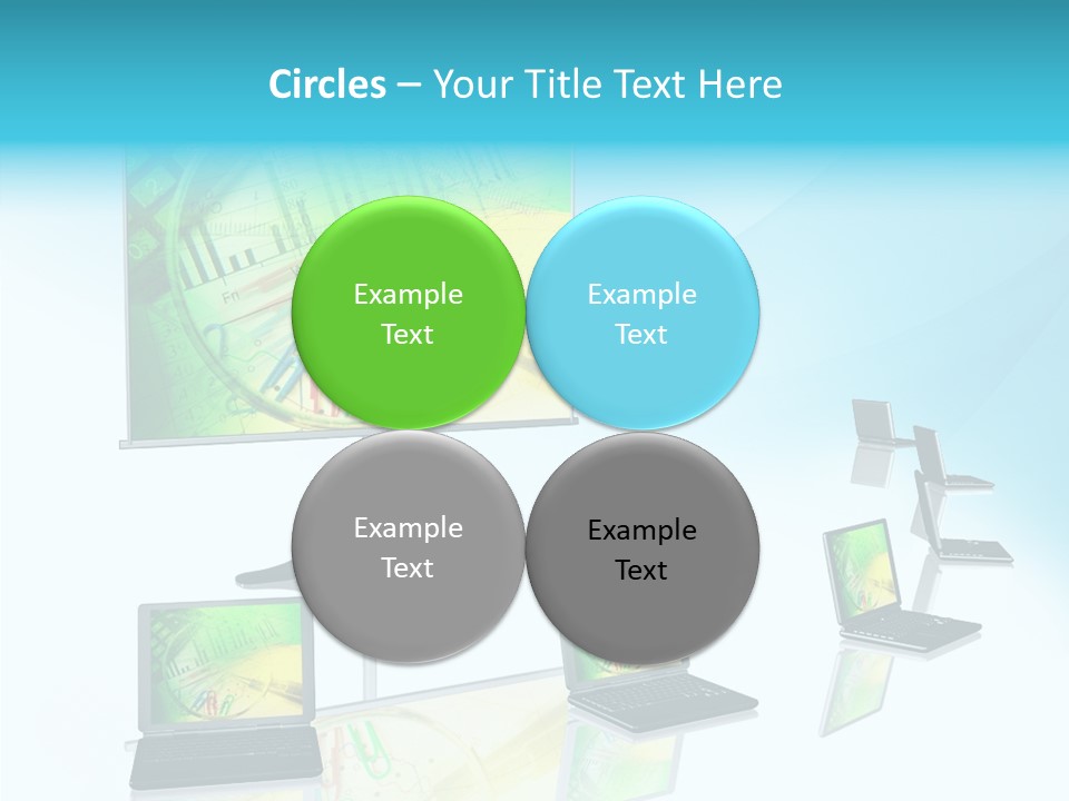 Technician Notebook Screen PowerPoint Template