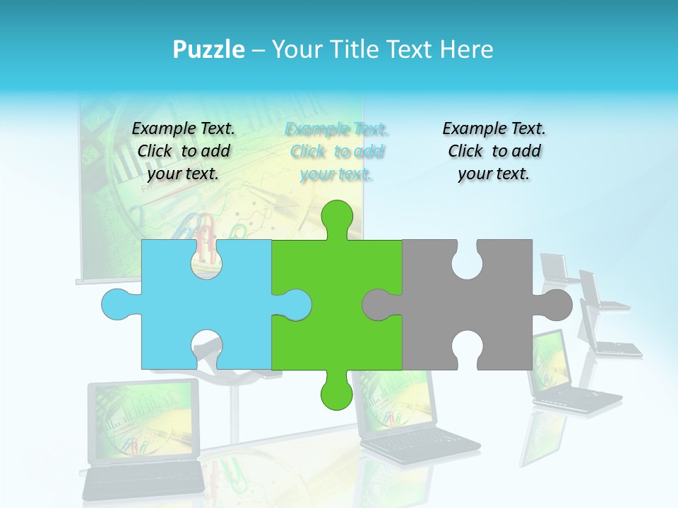 Technician Notebook Screen PowerPoint Template
