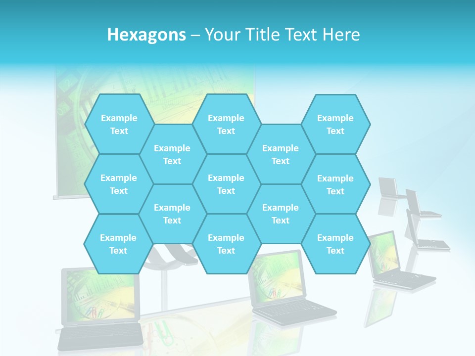 Technician Notebook Screen PowerPoint Template