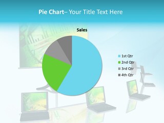 Technician Notebook Screen PowerPoint Template