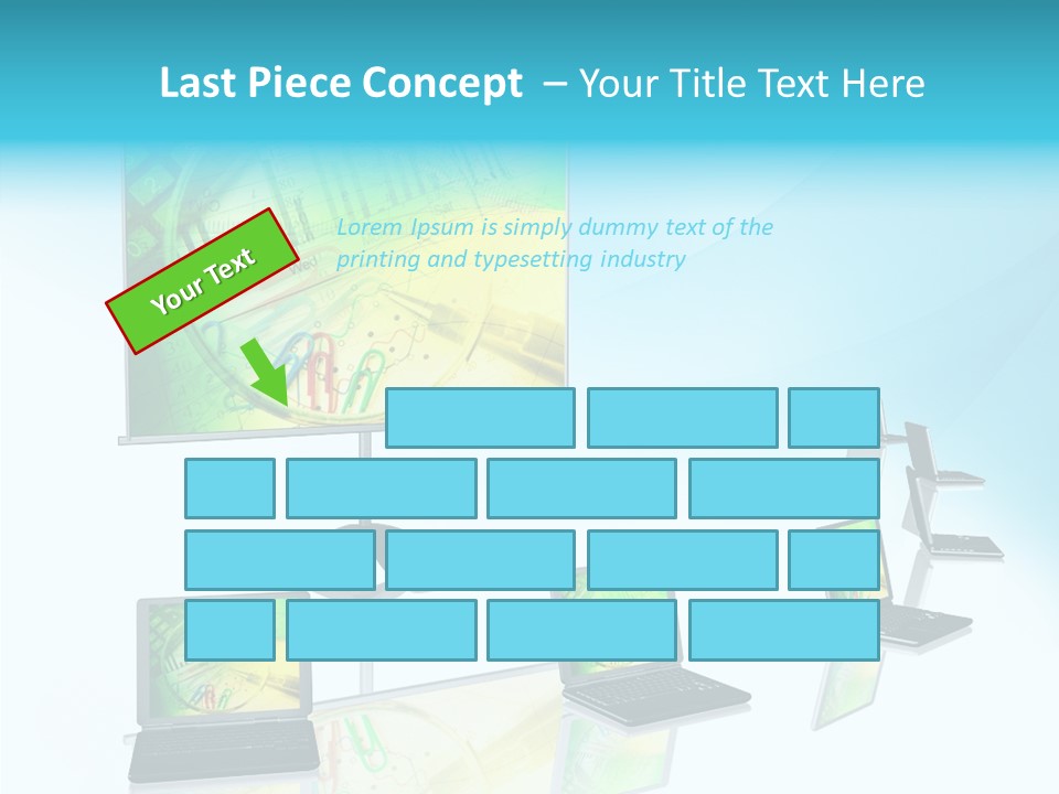 Technician Notebook Screen PowerPoint Template