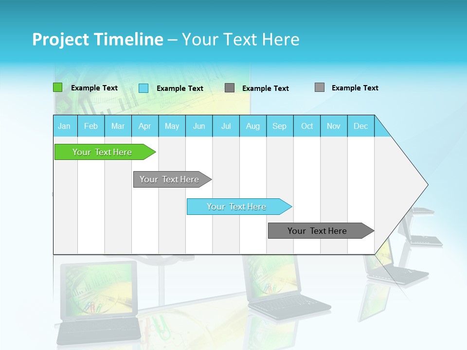 Technician Notebook Screen PowerPoint Template