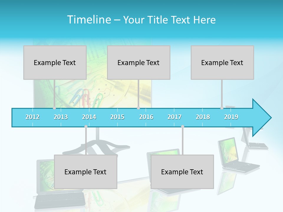 Technician Notebook Screen PowerPoint Template