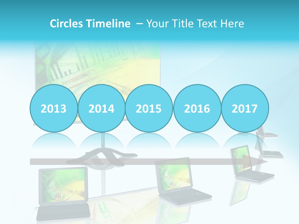 Technician Notebook Screen PowerPoint Template