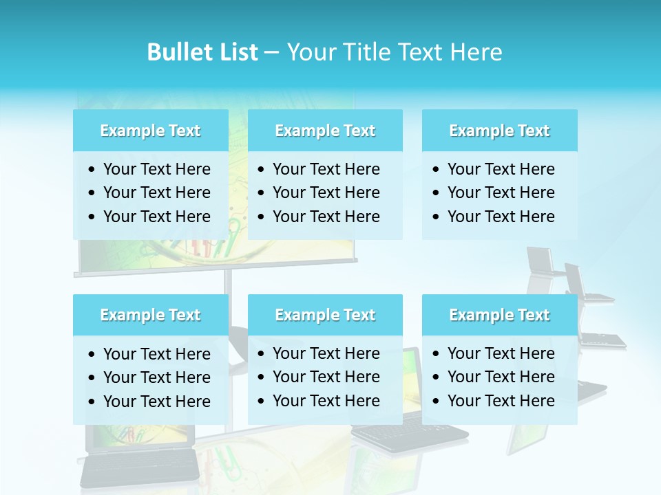 Technician Notebook Screen PowerPoint Template