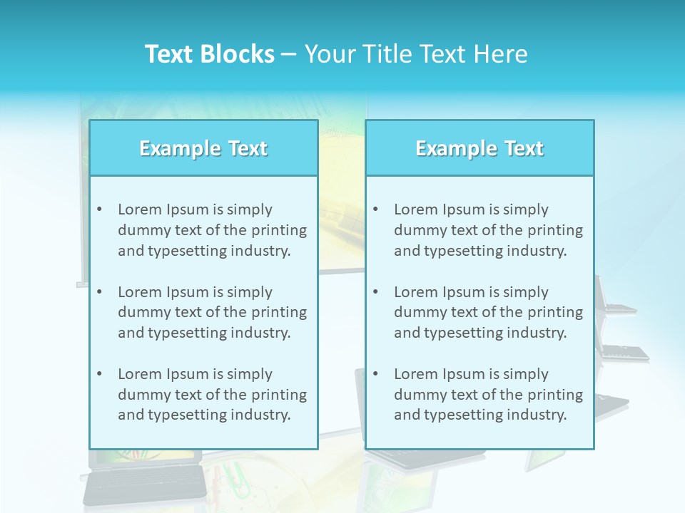 Technician Notebook Screen PowerPoint Template