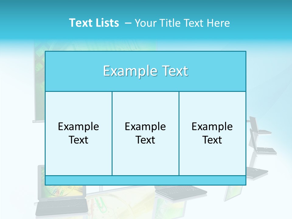 Technician Notebook Screen PowerPoint Template