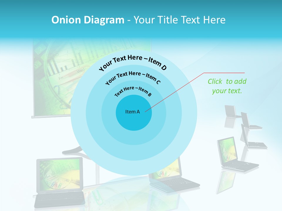 Technician Notebook Screen PowerPoint Template