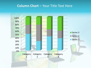 Technician Notebook Screen PowerPoint Template