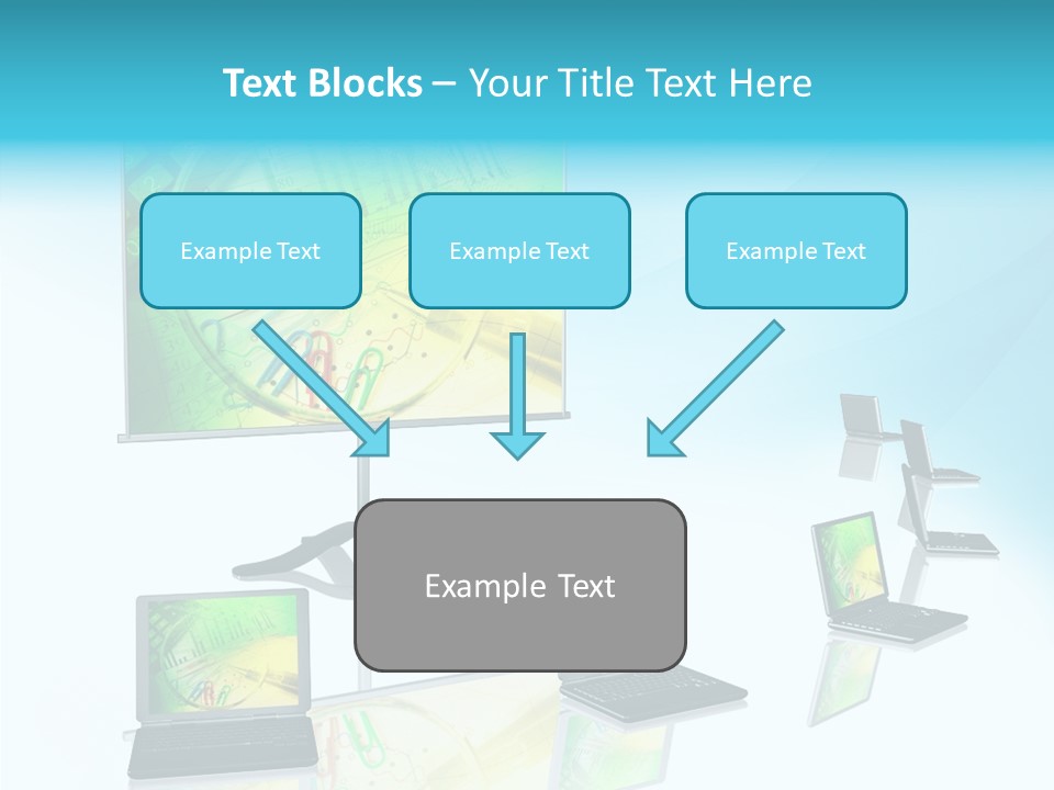 Technician Notebook Screen PowerPoint Template