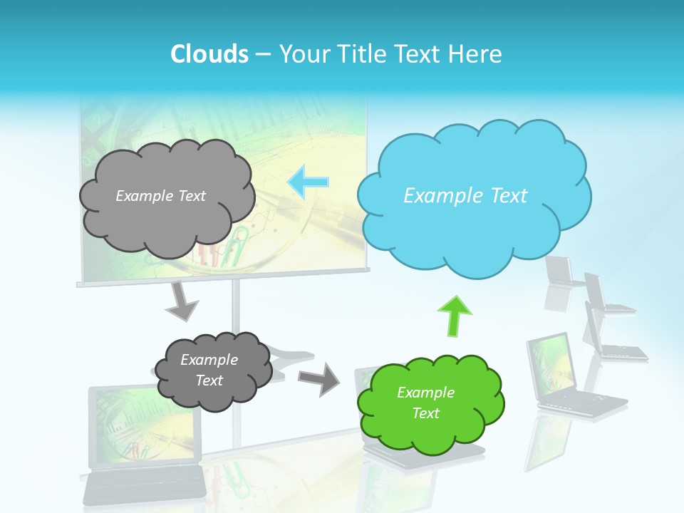 Technician Notebook Screen PowerPoint Template
