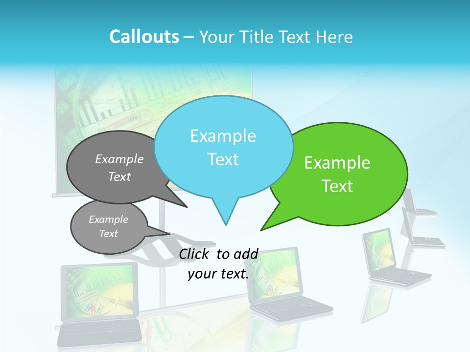 Technician Notebook Screen PowerPoint Template