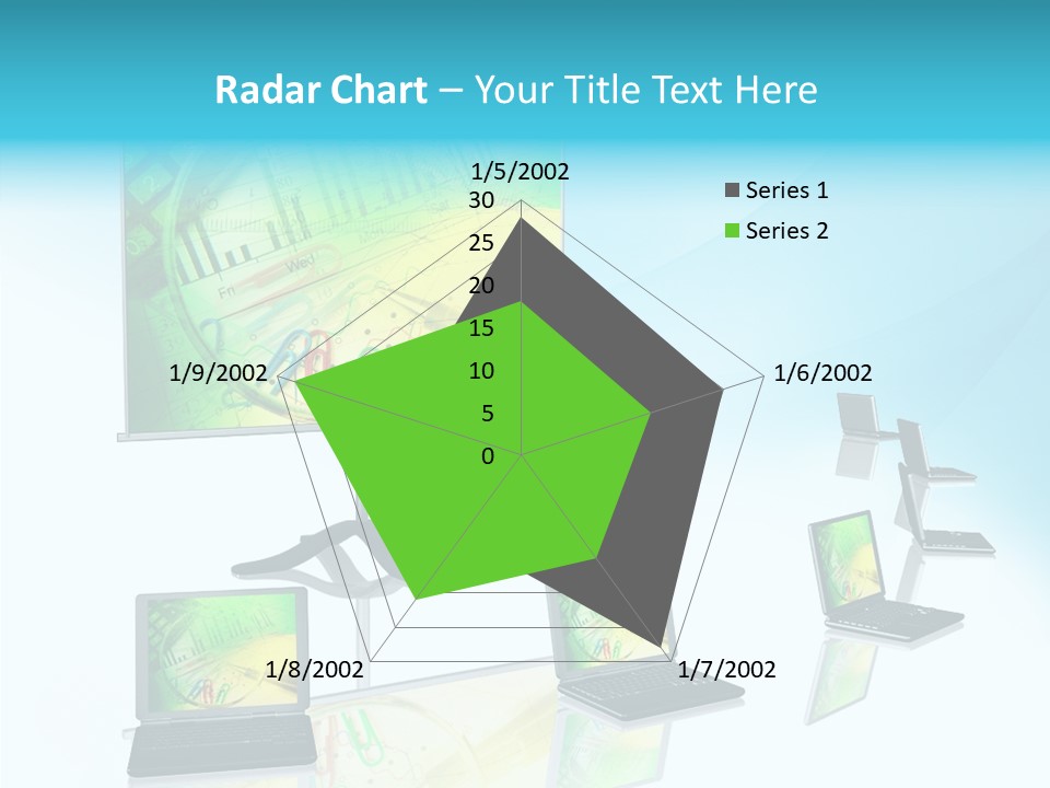 Technician Notebook Screen PowerPoint Template