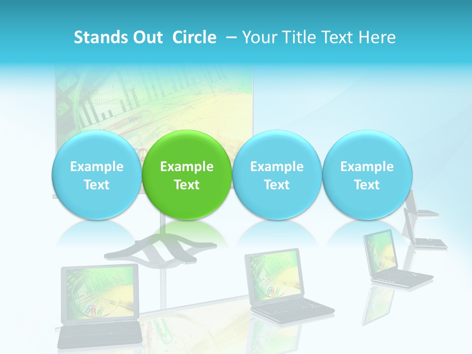 Technician Notebook Screen PowerPoint Template