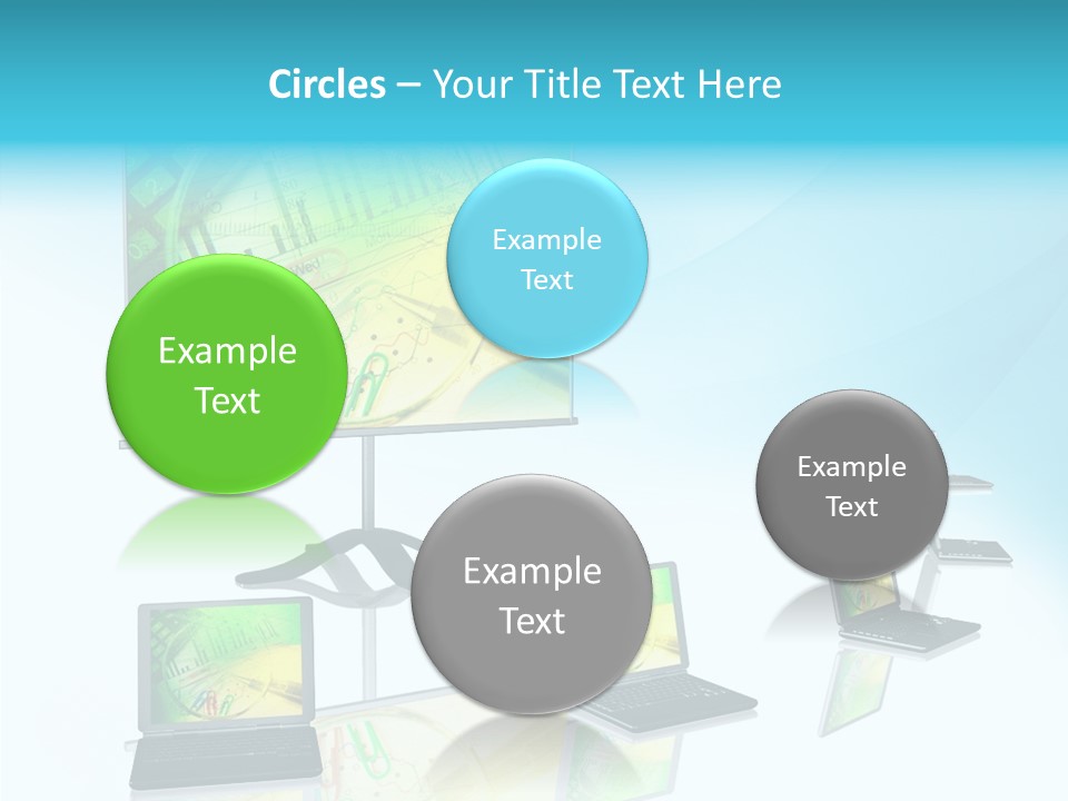 Technician Notebook Screen PowerPoint Template