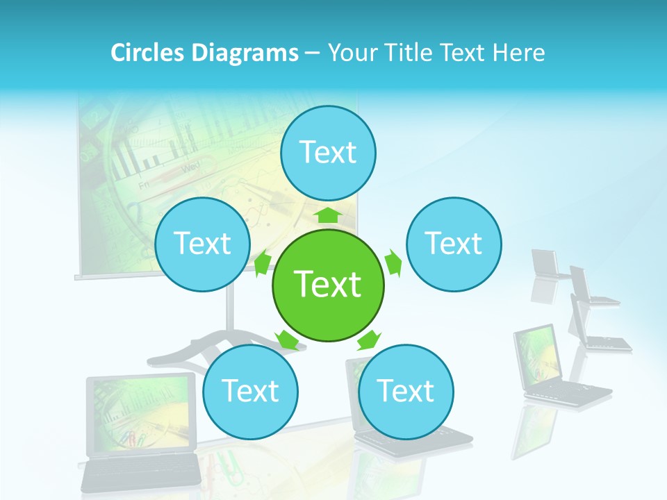 Technician Notebook Screen PowerPoint Template