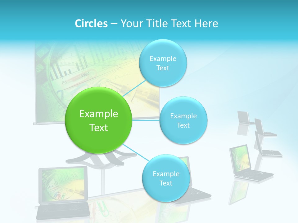Technician Notebook Screen PowerPoint Template