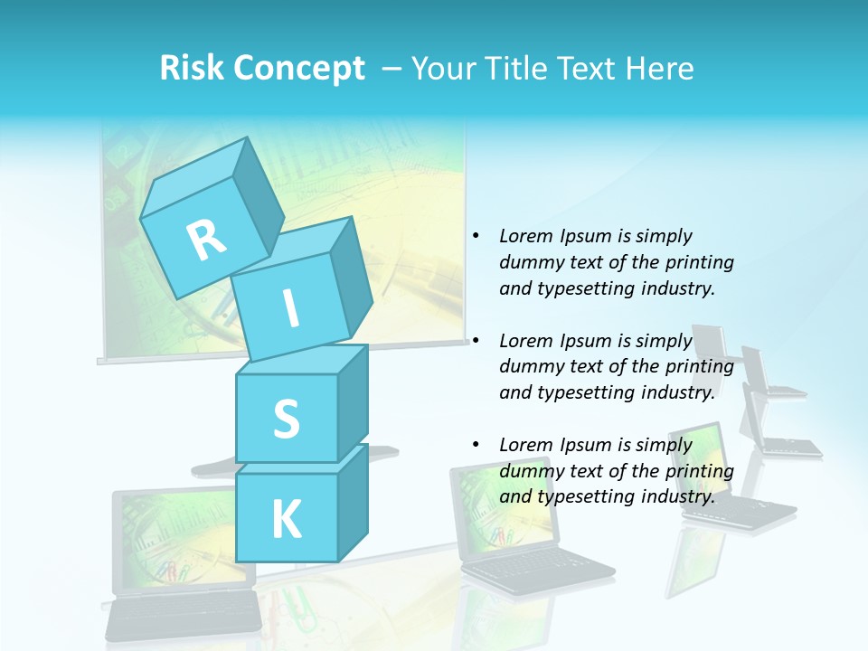 Technician Notebook Screen PowerPoint Template