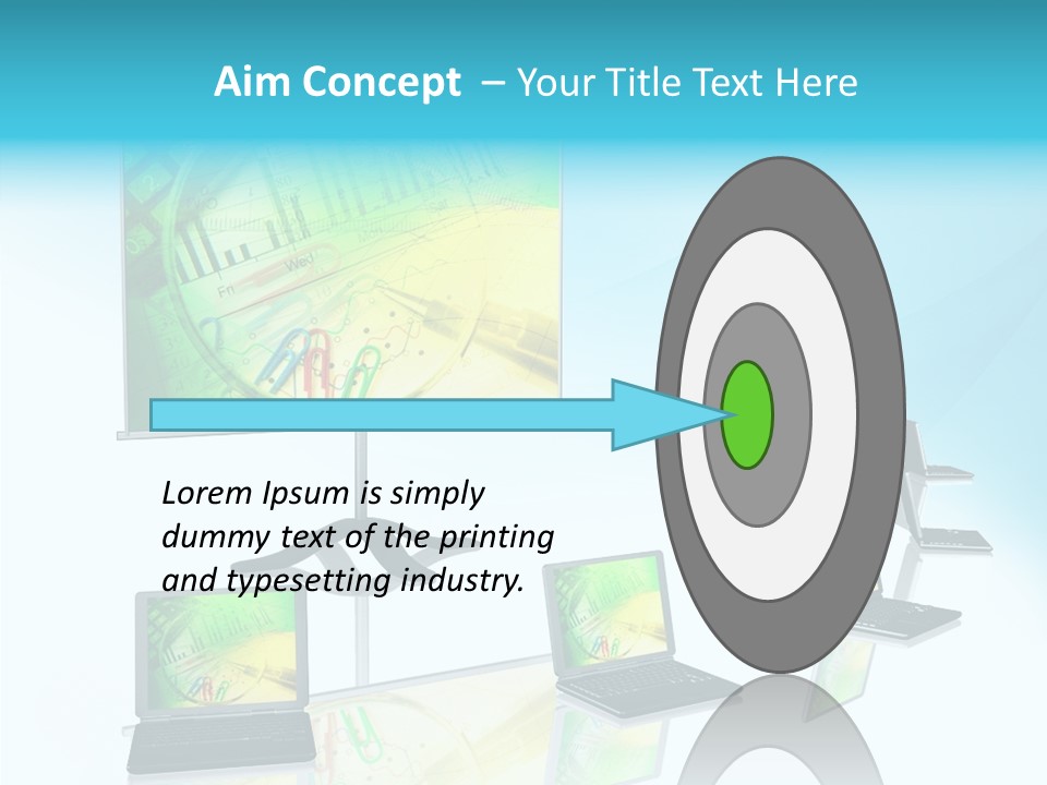 Technician Notebook Screen PowerPoint Template