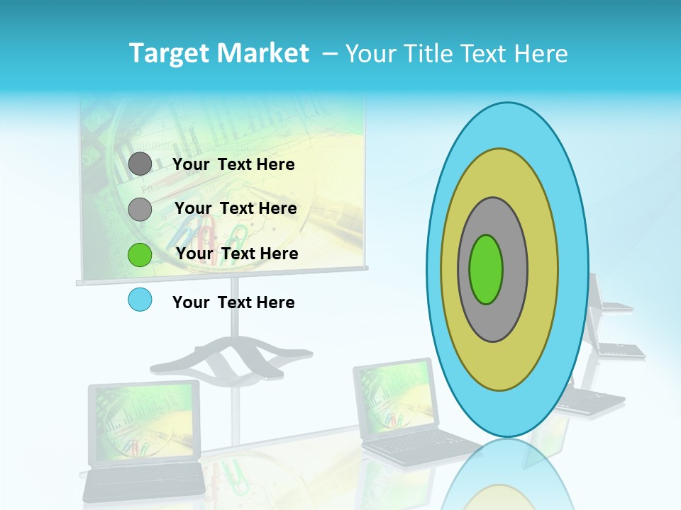 Technician Notebook Screen PowerPoint Template
