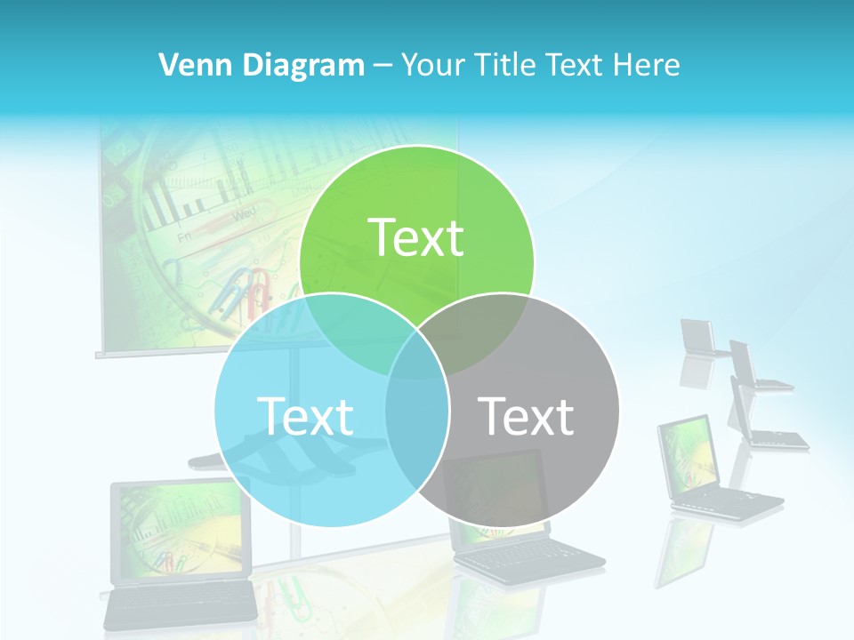 Technician Notebook Screen PowerPoint Template