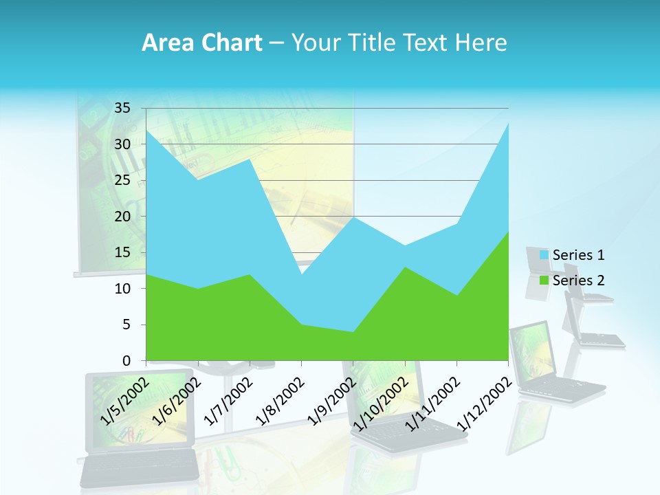 Technician Notebook Screen PowerPoint Template