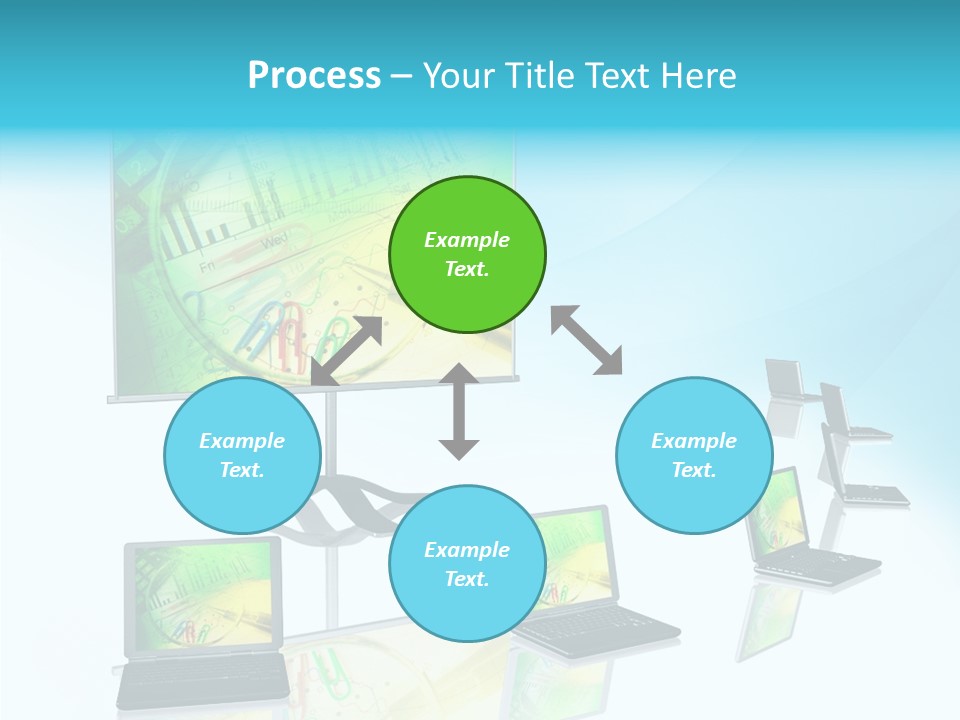 Technician Notebook Screen PowerPoint Template