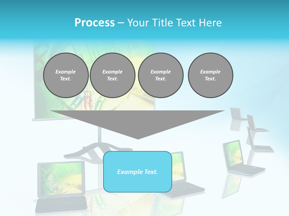 Technician Notebook Screen PowerPoint Template