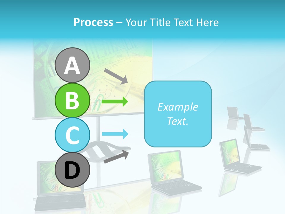 Technician Notebook Screen PowerPoint Template