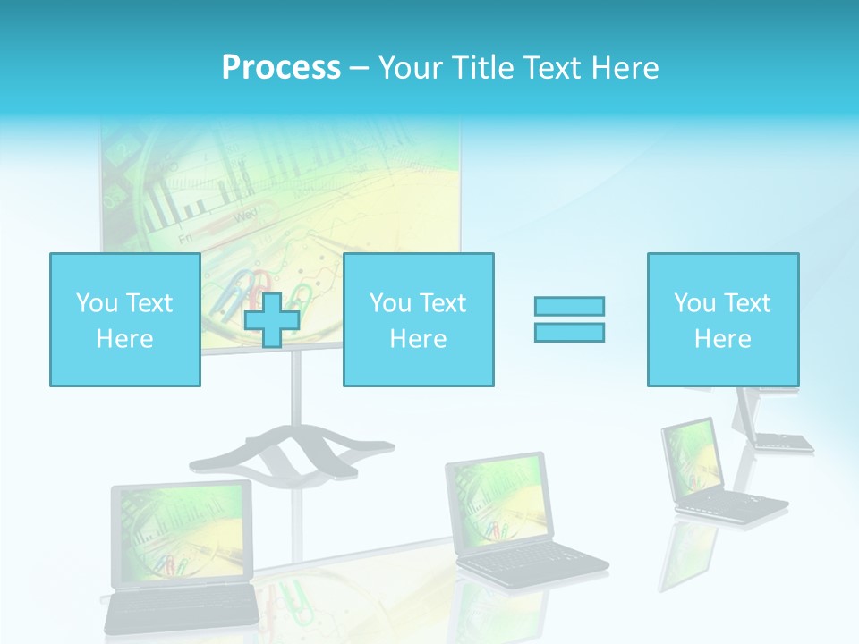 Technician Notebook Screen PowerPoint Template