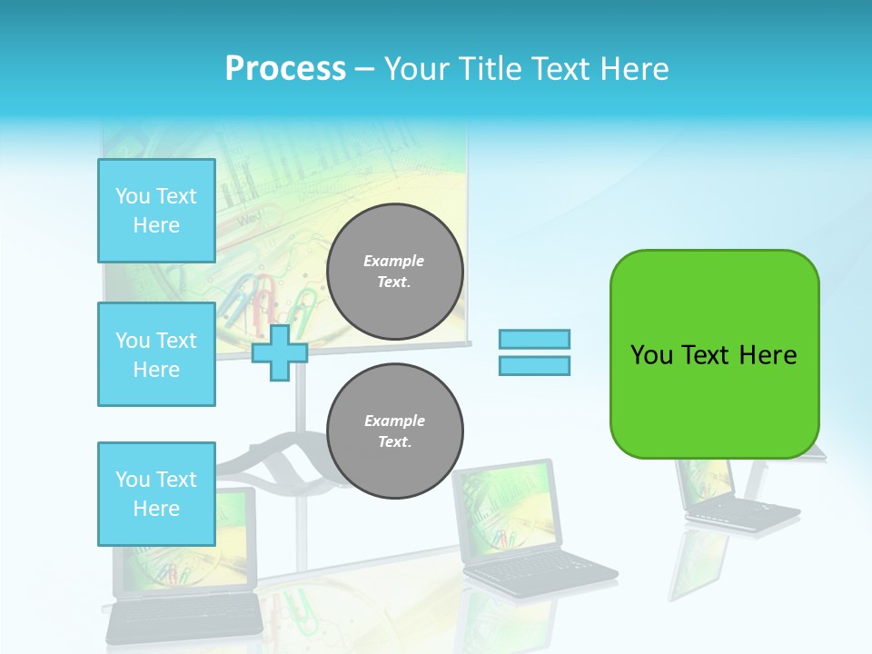 Technician Notebook Screen PowerPoint Template