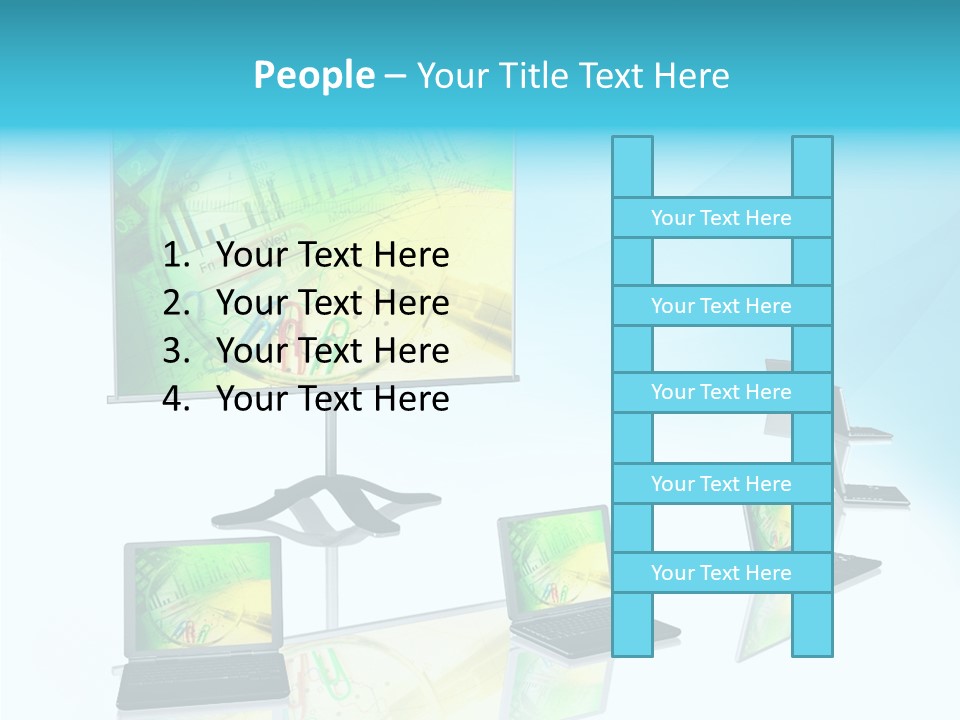 Technician Notebook Screen PowerPoint Template