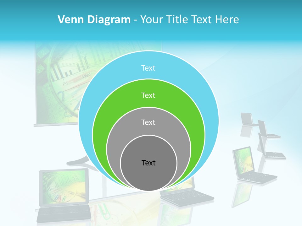 Technician Notebook Screen PowerPoint Template