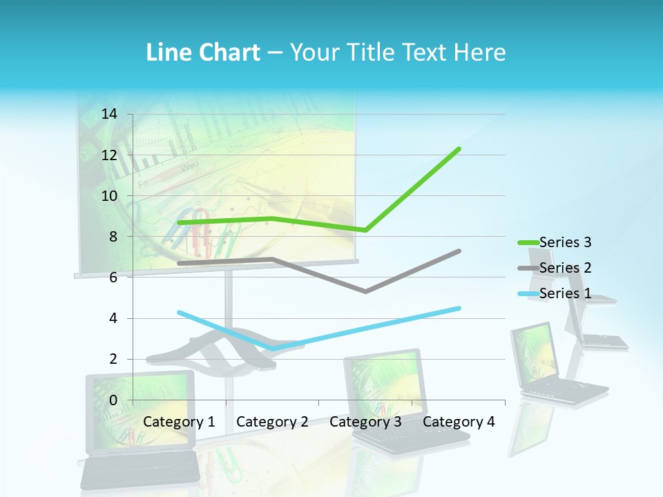 Technician Notebook Screen PowerPoint Template