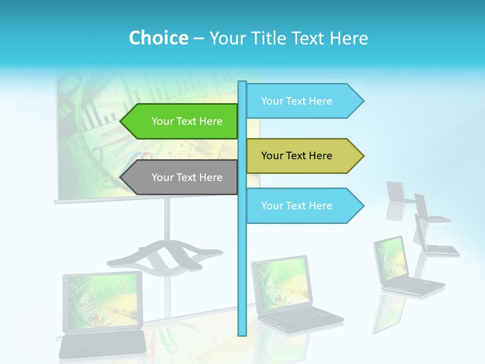 Technician Notebook Screen PowerPoint Template