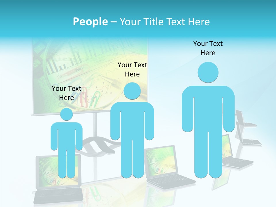 Technician Notebook Screen PowerPoint Template