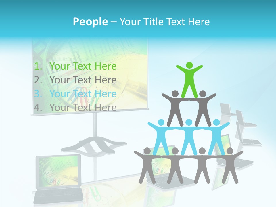 Technician Notebook Screen PowerPoint Template