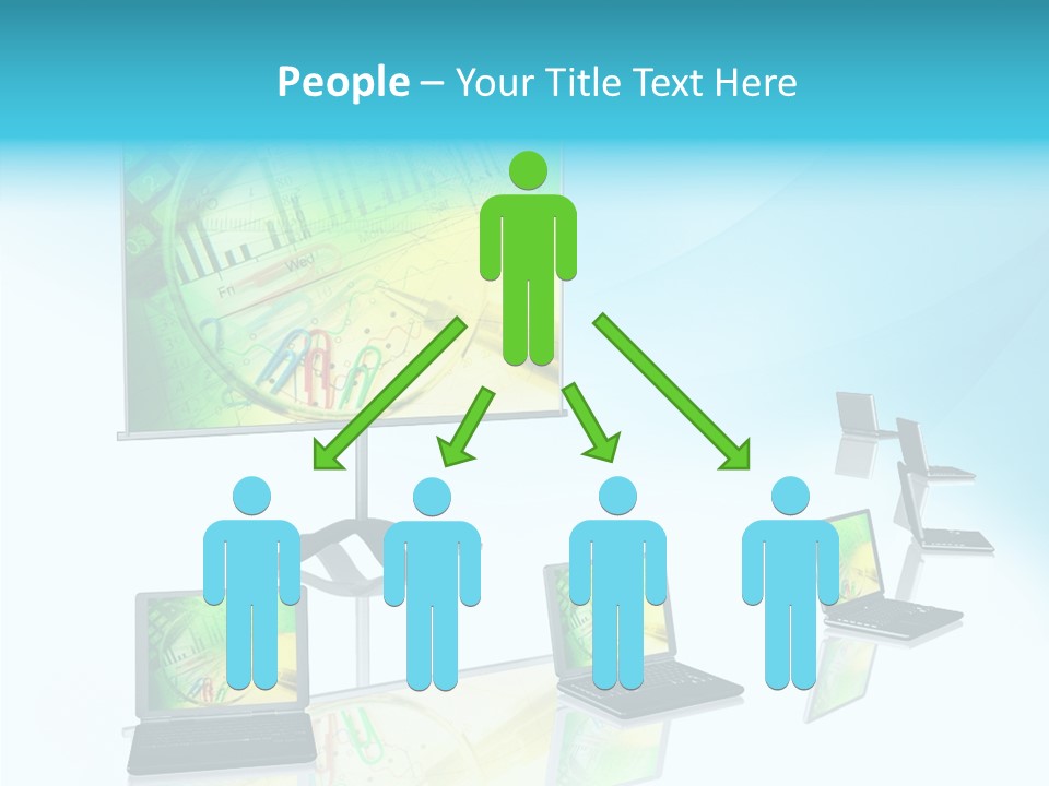 Technician Notebook Screen PowerPoint Template