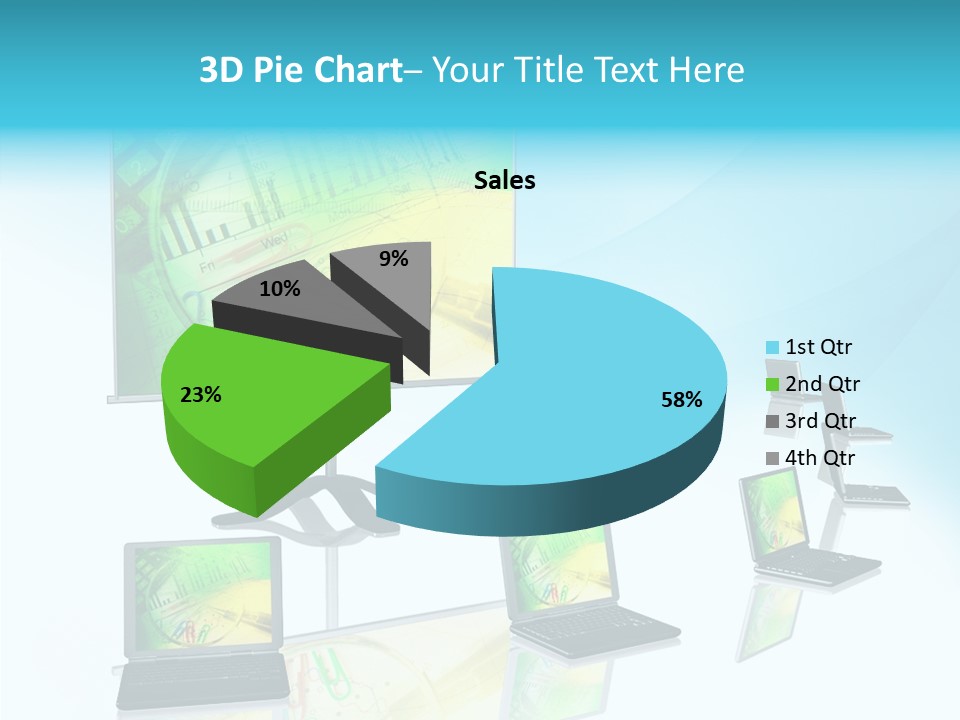 Technician Notebook Screen PowerPoint Template