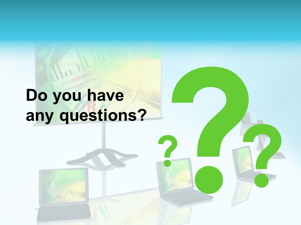 Technician Notebook Screen PowerPoint Template