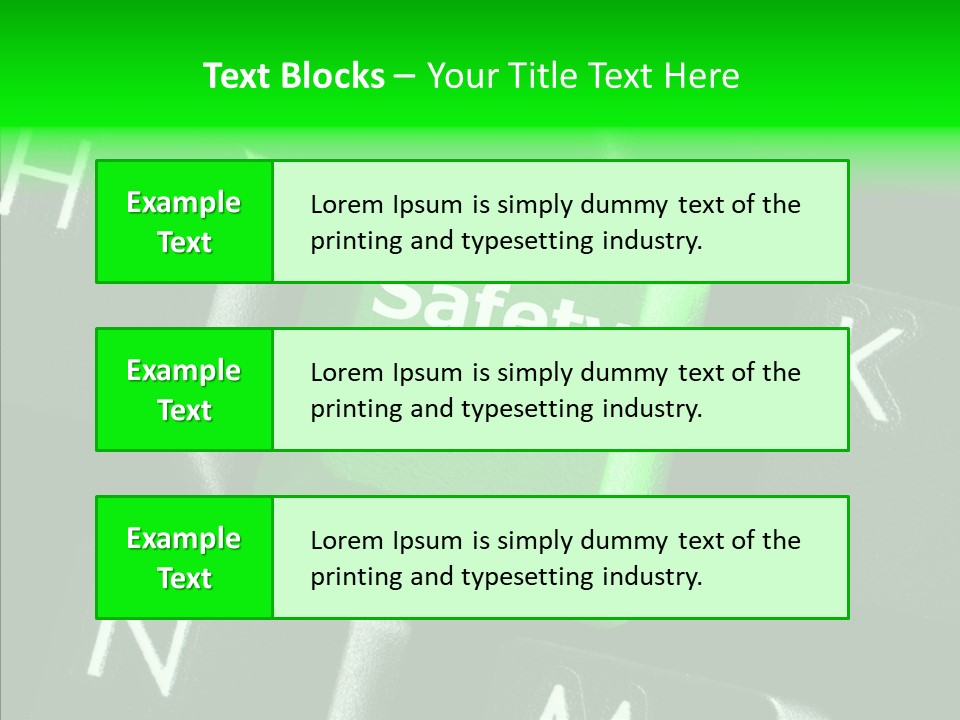 Care Safe Www PowerPoint Template