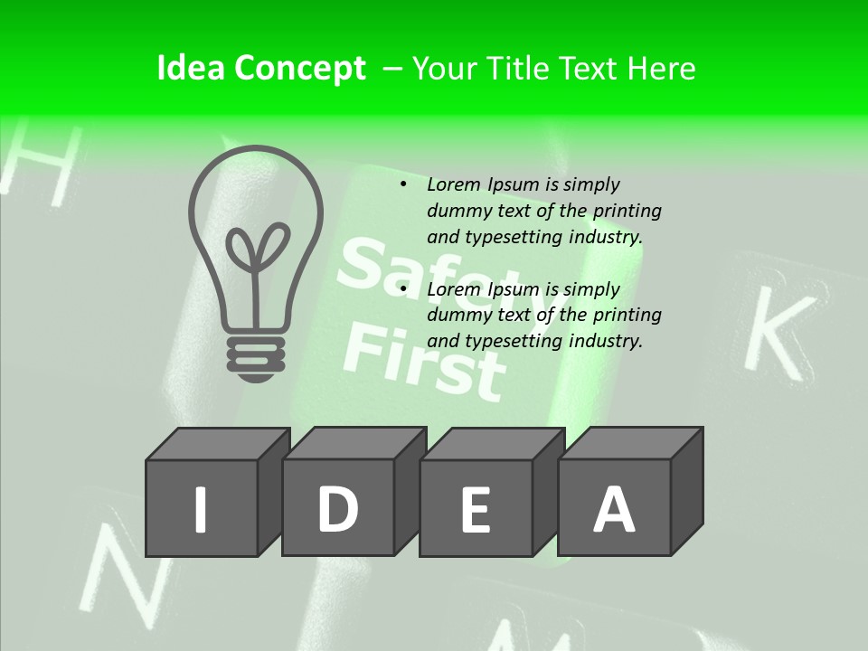 Care Safe Www PowerPoint Template