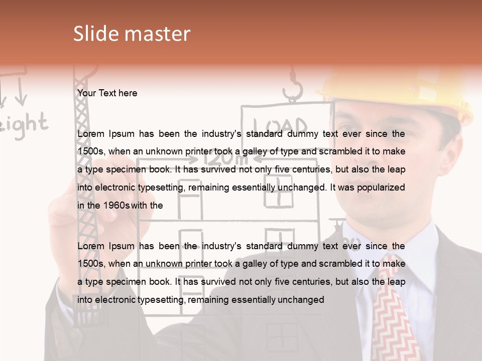 Builder Organization Equipment PowerPoint Template