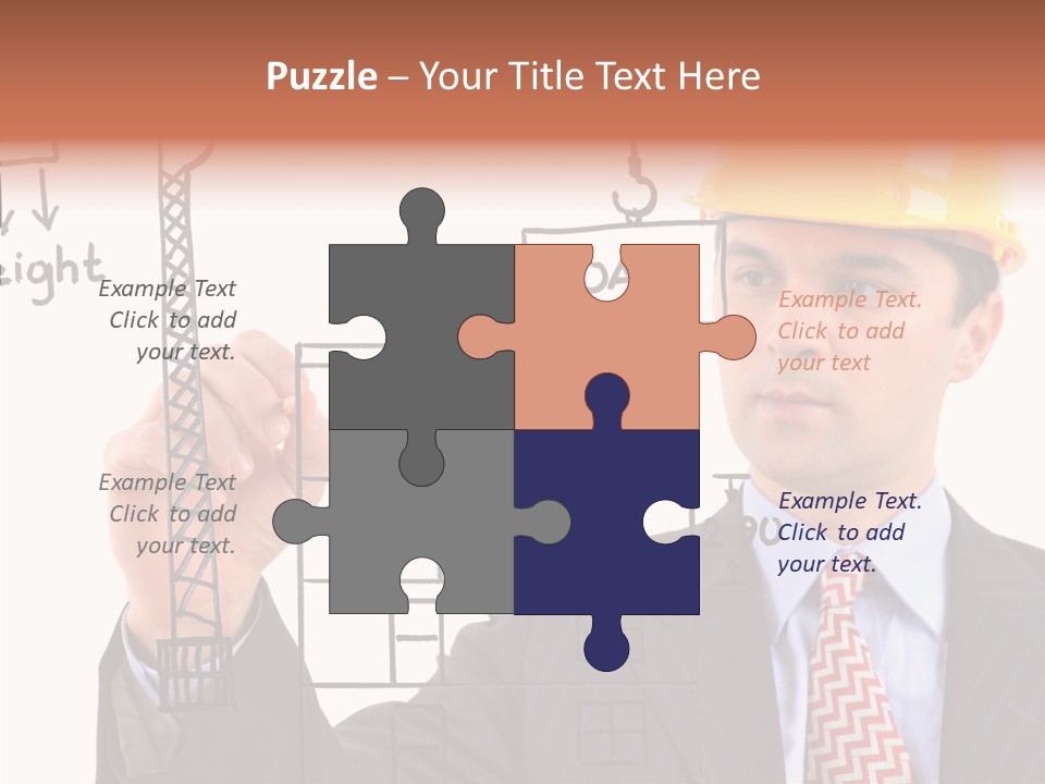 Builder Organization Equipment PowerPoint Template